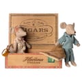 Maileg Mice in Cigar Box - Mama & Papa thumbnail