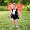 Ladybug Costume - Wings & Headband, Size 3-7 yrs thumbnail