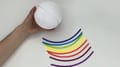 Fidget Activity Ball Ø11 cm - White thumbnail