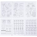 Wash-Away Embroidery Stabilizer - Designs, 6 pcs thumbnail