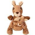 Hand & Finger Puppet - Kangaroo with Baby thumbnail