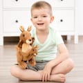 Hand & Finger Puppet - Kangaroo with Baby thumbnail
