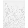 Colour-In Canvas 24x30 cm - Fruit Bowl thumbnail