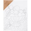 Colour-In Canvas 24x30 cm - Fruit Bowl thumbnail