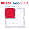 Magna-Tiles | microMAGS Deluxe, 70 pcs thumbnail