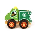 Garbage Truck with Rubber Wheels, H: 10.5 cm thumbnail