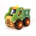 Garbage Truck with Rubber Wheels, H: 10.5 cm thumbnail