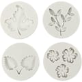 Silicone Mould - Leaves & Flowers, 6 Designs thumbnail