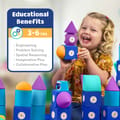 Magnetic Foam Blocks - Castle, 35 pcs thumbnail