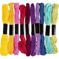 Embroidery Floss - Colourful, 10 x 8 m thumbnail