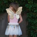 Skirt & Wings - Gold Sequins, 3-6 yrs thumbnail