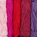 Cotton Yarn - Pink & Purple, 5 x 50 m thumbnail