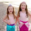 Mermaid Tail Skirt & Headband - Pink, Size 4-6 yrs thumbnail