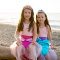 Mermaid Tail Skirt & Headband - Pink, Size 4-6 yrs thumbnail
