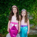 Mermaid Tail Skirt & Headband - Pink, Size 4-6 yrs thumbnail