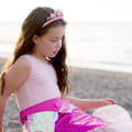 Mermaid Tail Skirt & Headband - Pink, Size 4-6 yrs thumbnail