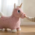 Plush Bouncy Unicorn - Pink thumbnail