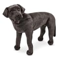 Lifelike Stuffed Animal - Black Lab thumbnail