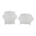 Silicone Mould - Ribbed Candlestick Holders, 2 pcs thumbnail