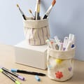 DIY Decoration - Fabric Baskets Ø9 cm, 2 pcs thumbnail