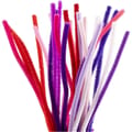Chenille Pipe Cleaners Ø6 mm - Purple/Pink, 25 pcs thumbnail