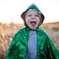 Dragon Cape - Green/Yellow, 2-3 yrs thumbnail