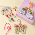 DIY Decoration - Wooden Lacing Shapes, 6 pcs thumbnail