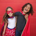 2-in-1 Reversible Cape Gold/Red, Size 5-6 yrs thumbnail