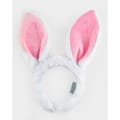 Headband with Bunny Ears - White/Pink thumbnail