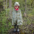 T-Rex Cape with Claws - Green, 4-6 yrs thumbnail
