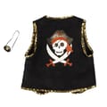 Pirate Vest + Eye Patch, 5-6 yrs thumbnail