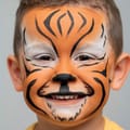 Face Paint with 3 Colours - Tiger & Fox thumbnail