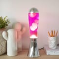 Lava Lamp - Silver/Pink thumbnail