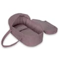 Doll Carry Cot w. Bedding - Lavender, 42 cm thumbnail