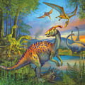 Puzzle with 3 x 49 pcs - Dinosaurs thumbnail