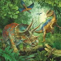 Puzzle with 3 x 49 pcs - Dinosaurs thumbnail