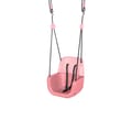 3-in-1 Baby Swing - Pink (Black Rope) thumbnail