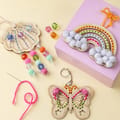 Wooden Lacing Shapes - Keychain & Hanging Ornament thumbnail