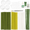 Crepe Paper - DIY Green Spring Bouquet thumbnail