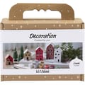 DIY Christmas Ornaments - Christmas Houses, 5 pcs thumbnail