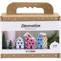 DIY Christmas Ornaments - Christmas Houses, 4 pcs thumbnail