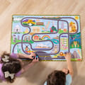 Floor Puzzle - Around the World w. 2 Cars, 48 pcs thumbnail