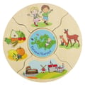 Puzzles in Box - Continents, 5 pcs thumbnail