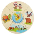 Puzzles in Box - Continents, 5 pcs thumbnail