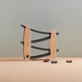 Wooden Car Ramp Toy - Grey thumbnail