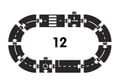 Car Track - Ring Road, 12 pcs thumbnail
