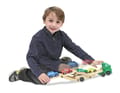 Wooden Car Carrier with 4 Cars thumbnail