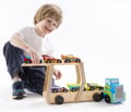 Mega Race Car Carrier with 6 Race Cars thumbnail