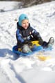 Snow Sled w. Steering & Brakes (assorted colours) thumbnail
