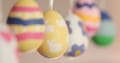 Paper Mache Easter Eggs, 6 pcs thumbnail